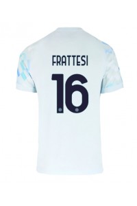Inter Milan Davide Frattesi #16 Jalkapallovaatteet Vieraspaita 2025-26 Lyhythihainen